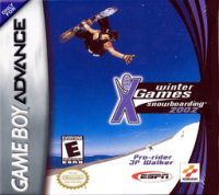 ESPN Winter X-Games: Snowboarding GameBoy Advance US box art